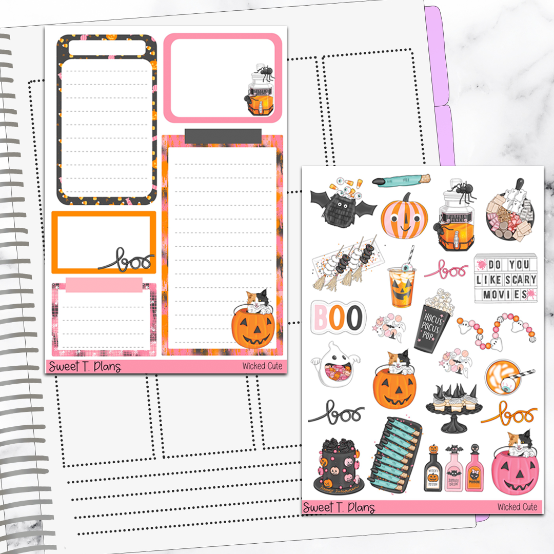 Wicked Cute Halloween Deco Sticker Kit