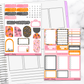 Wicked Cute Halloween  Weekly Sticker Kit Universal Vertical Planners