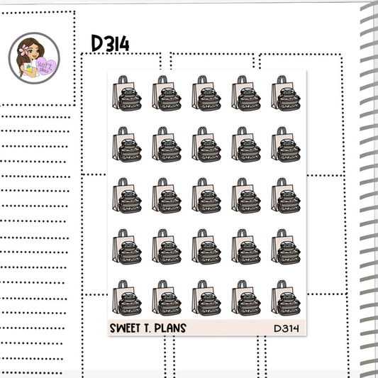 Take Out Planner Sticker Sheet (D314)