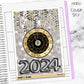 2024 New Years Jumbo Sticker A5w B6 Hobonichi Cousin