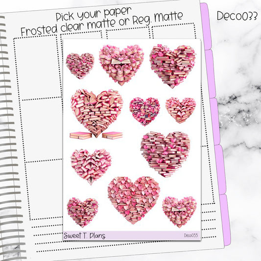 Deco Clipart Sticker Sheet (Deco-033) Valentine