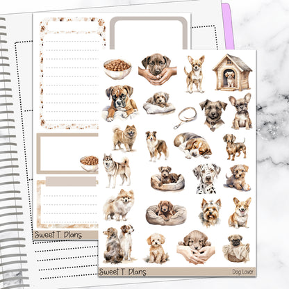 Dog Lover Deco Sticker Kit