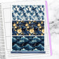 Dreamy Night Weekly Sticker Kit Universal Vertical Planners