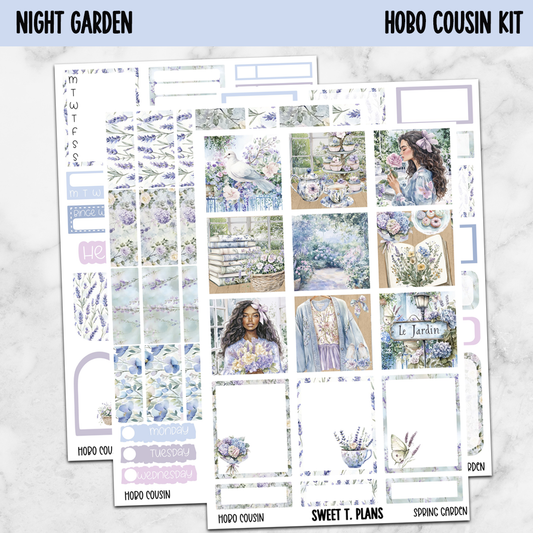 Spring Garden Hobonichi Cousin Weekly Sticker Kit