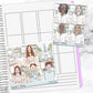 Hoppy Easter Spring Vertical Mini/ B6 Print Pression Weekly Sticker Kit