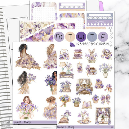 Iris Bundle or Single Sheets Weekly Ultimate Journaling Kit