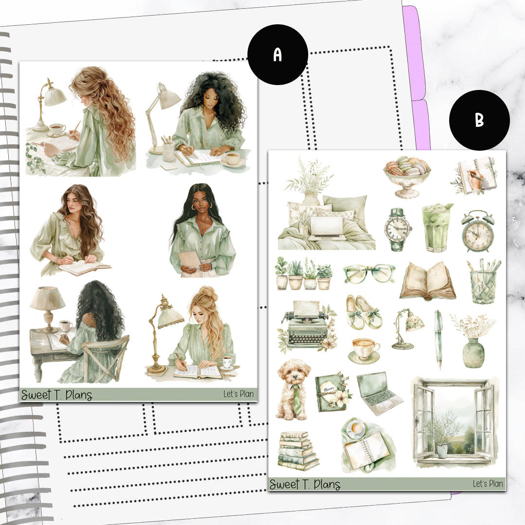 Let's Plan Bundle or Single Sheets Weekly Ultimate Journaling Kit