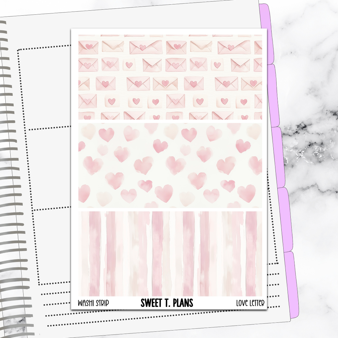 Love Letter Valentines Kit Universal Vertical Planners