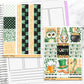 Lucky St. Patricks Day Weekly Sticker Kit Universal Vertical Planners