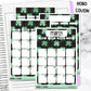 March Shamrock Monthly Jumbo Sticker Full Sheet A5w B6 Hobonichi Cousin