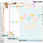 Hello Summer Jumbo Sticker A5w A5 B6 Hobonichi Cousin