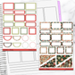 Christmas Movies Holiday Winter Sticker Kit Universal Vertical Planners