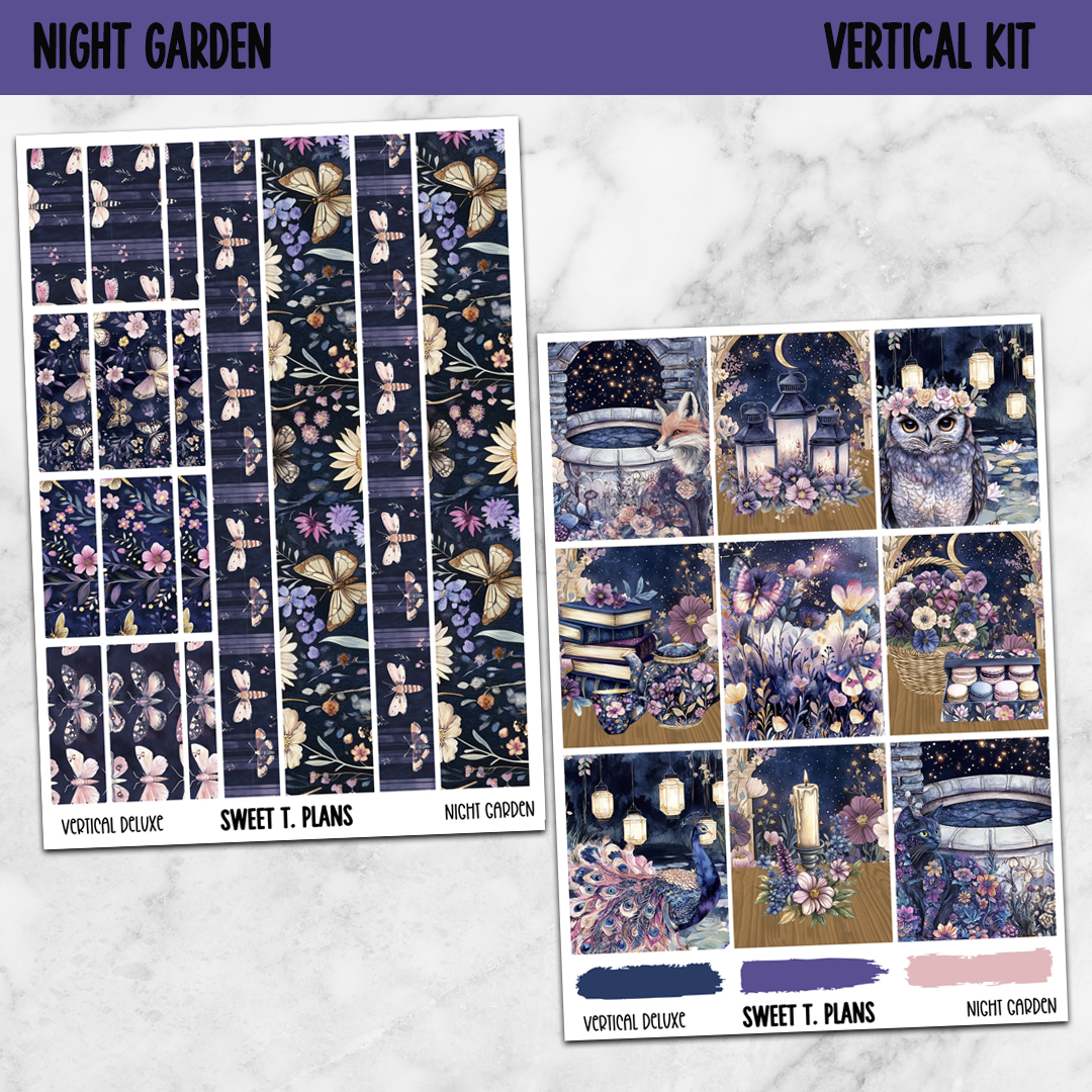 Night Garden Spring Kit Universal Vertical Planners