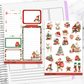 North Pole Christmas Holiday Winter  Deco Sticker Kit