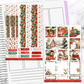 North Pole Christmas Holiday Winter Hobonichi Cousin Weekly Sticker Kit