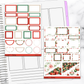 North Pole Christmas Holiday Winter  Sticker Kit Universal Vertical Planners