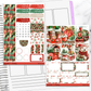 North Pole Christmas Holiday Winter Vertical Mini/B6 Print Pression Weekly Sticker Kit