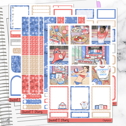 Olympic Hobonichi Cousin Weekly Sticker Kit