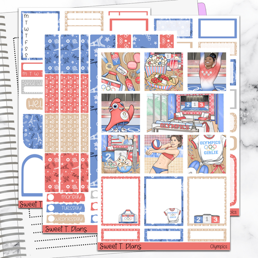 Olympic Hobonichi Cousin Weekly Sticker Kit