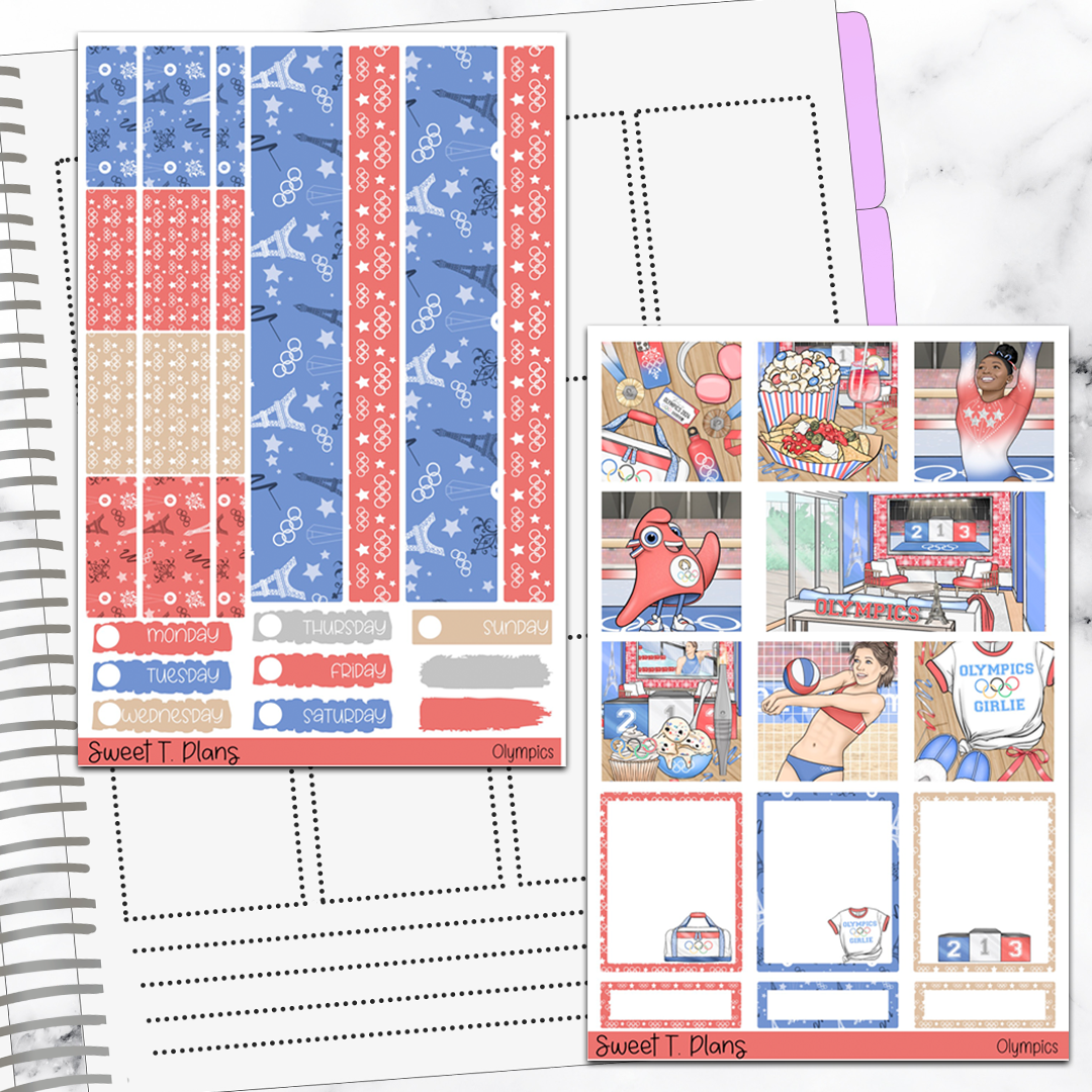 Olympic Hobonichi Cousin Weekly Sticker Kit