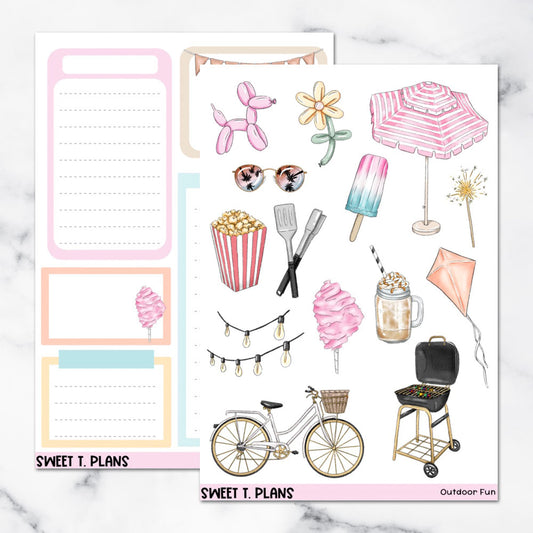 Outdoor Fun Deco Sticker Kit