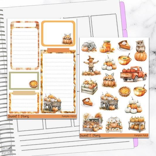 Pumpkin Patch Fall Autumn Deco Sticker Kit