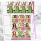 Prickly Pear Cactus Sticker Kit Universal Vertical Planners