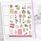 Prickly Pear Cactus Sticker Kit Universal Vertical Planners