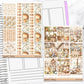 Rustic Easter Day Weekly Sticker Kit Universal Vertical Planners