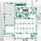 March  Monthly Shamrock Jumbo Sticker A5w A5 B6 Hobonichi Cousin