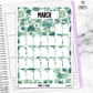 March  Monthly Shamrock Jumbo Sticker A5w A5 B6 Hobonichi Cousin