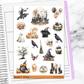 Spooky Season Halloween Vertical Mini/B6 Print Pression Weekly Sticker Kit