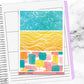 Summer Fun Vertical Mini/ B6 Print Pression Weekly Sticker Kit