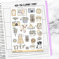 Sunshine Daisy Spring Vertical Mini/ B6 Print Pression Weekly Sticker Kit