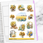 Sunflowers Sticker Kit Universal Vertical Planners