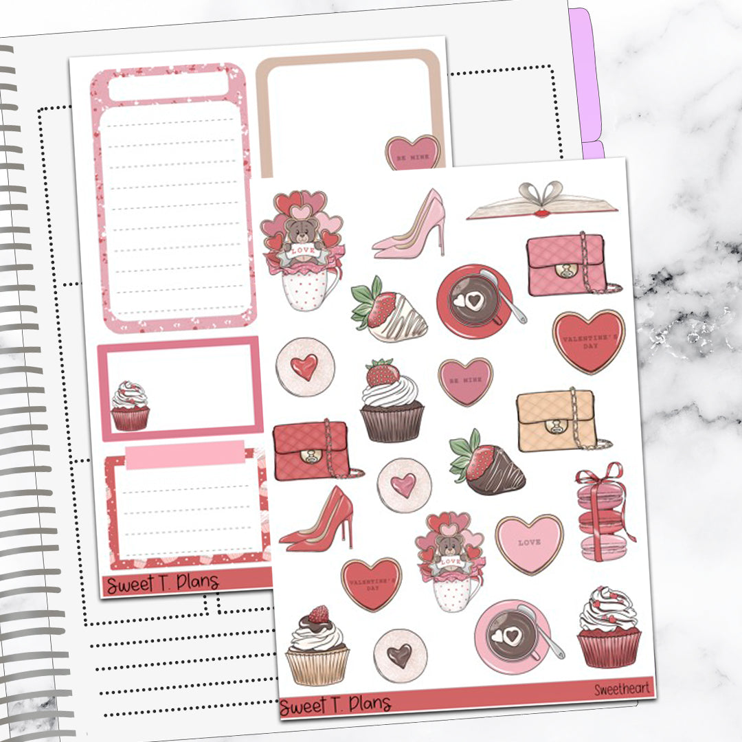 Sweetheart Valentine Deco Sticker Kit