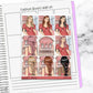 Sweetheart Valentine Vertical Mini/ B6 Print Pression Weekly Sticker Kit