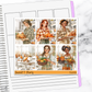 Thankful Thanksgiving  Vertical Mini/B6 Print Pression Weekly Sticker Kit