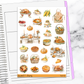 Thankful Thanksgiving  Vertical Mini/B6 Print Pression Weekly Sticker Kit