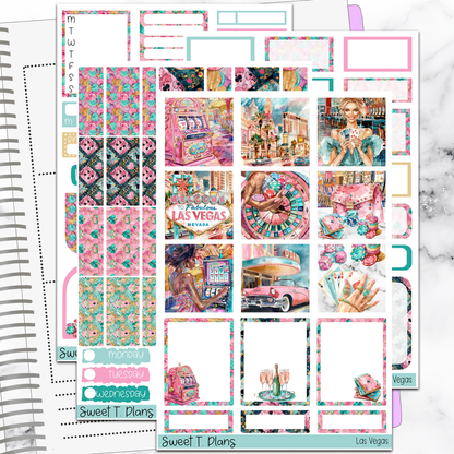 Las Vegas Vacation Girls Trip Hobonichi Cousin Weekly Sticker Kit