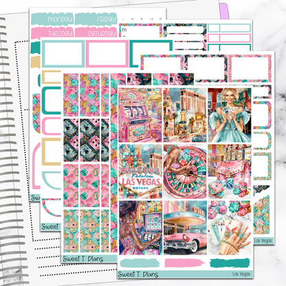 Las Vegas Vacation Girls Trip Sticker Kit Universal Vertical Planners