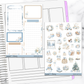 Warm and Cozy Winter Christmas Deco Sticker Kit