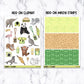 Zoo Day Hobonichi Cousin Weekly Sticker Kit