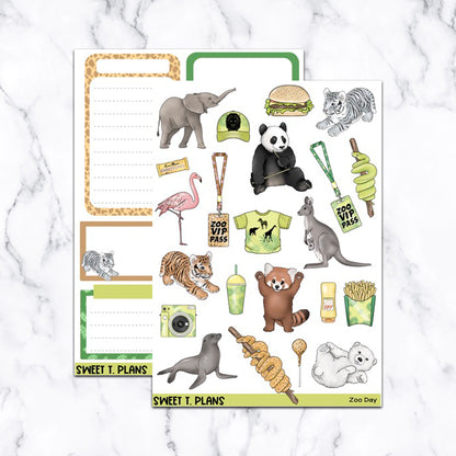 Zoo Day Deco Sticker Kit