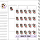 Aleyna BBQ Cookout Summer Planner Sticker Sheet (AD107)