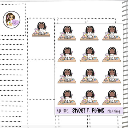 Aleyna Planning Planning Session Planner Sticker Sheet (AD105)