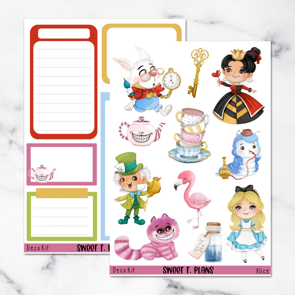 Wonderland Deco Sticker Kit