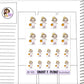 Aleyna Basketball Sports Planner Sticker Sheet (AD145)