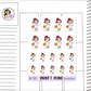 Aleyna Basketball Sports Planner Sticker Sheet (AD145)