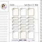 Bow Boxes Planner Sticker Sheet